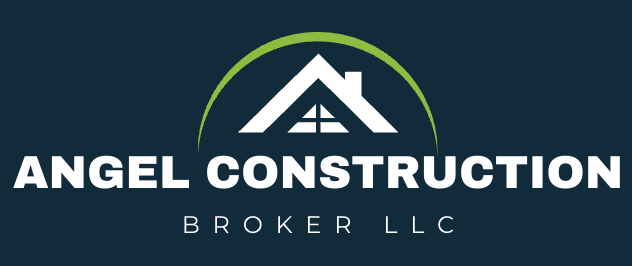 The angel construction logo